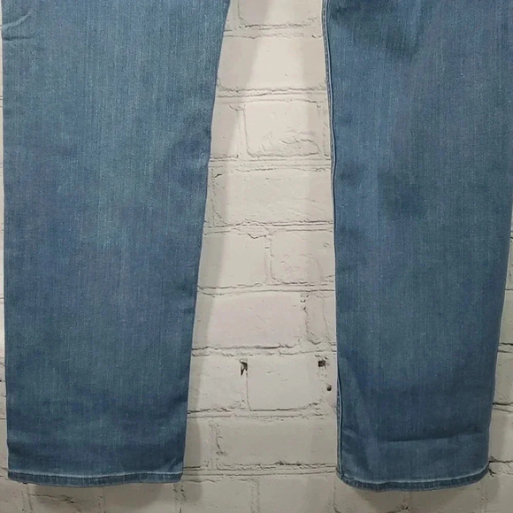 7 For All Mankind Jen 7 Slim Straight Leg Sculpting Jeans Medium Wash Size 16 - Picture 6 of 13